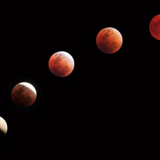 fases del eclipse lunar